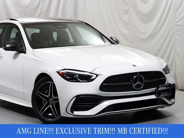Certified Used 2023 Polar White Mercedes-Benz C 300 image 2