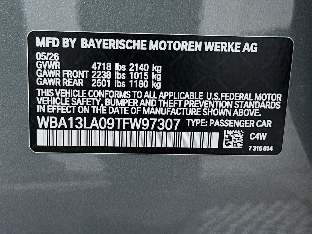 New 2026 Skyscraper Grey Metallic BMW 330i image 24