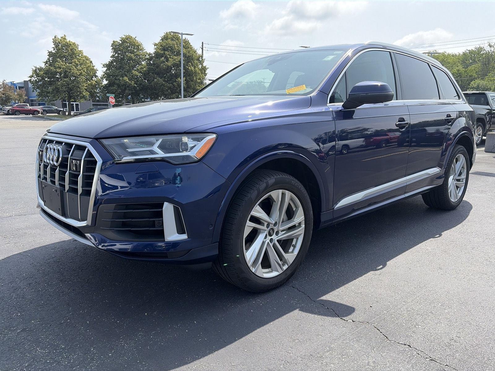 Used 2023 Navarra Blue Metallic Audi Premium Plus image 3