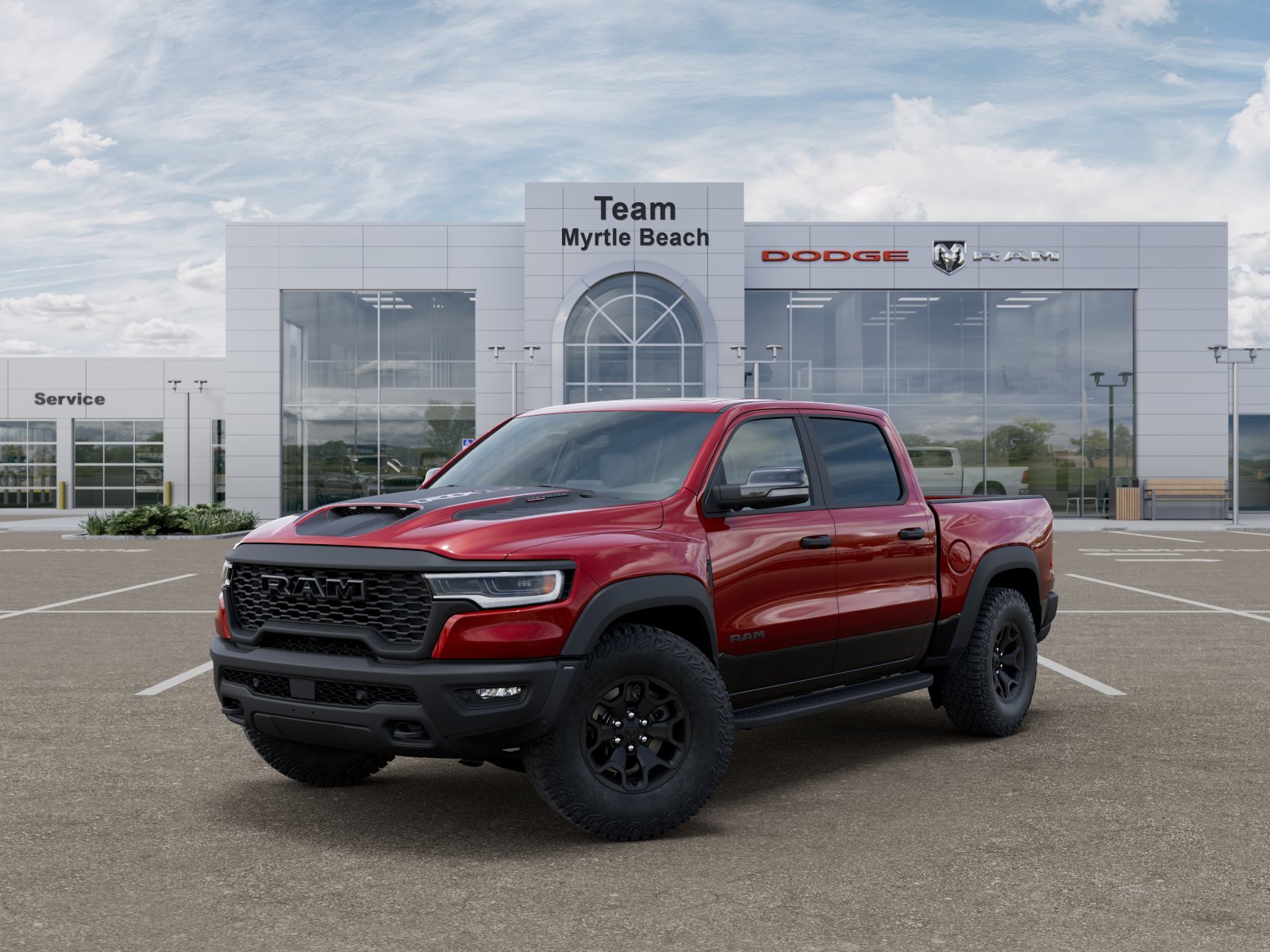 New 2026 Molten Red Pearl-Coat Exterior Paint RAM RHO image 28