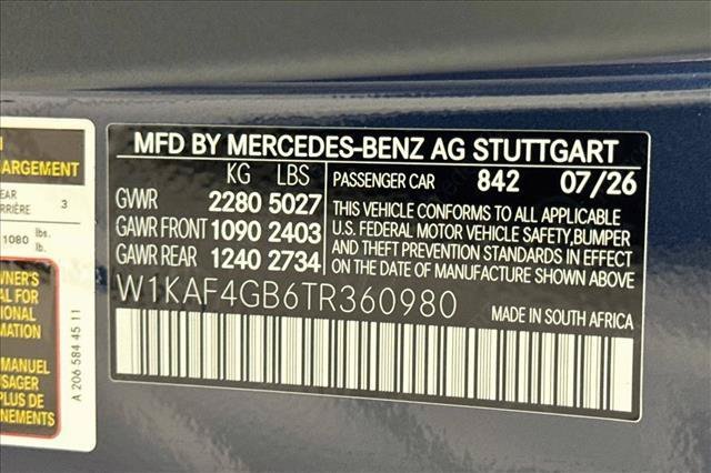 New 2026 Twilight Blue Metallic Mercedes-Benz C 300 image 60