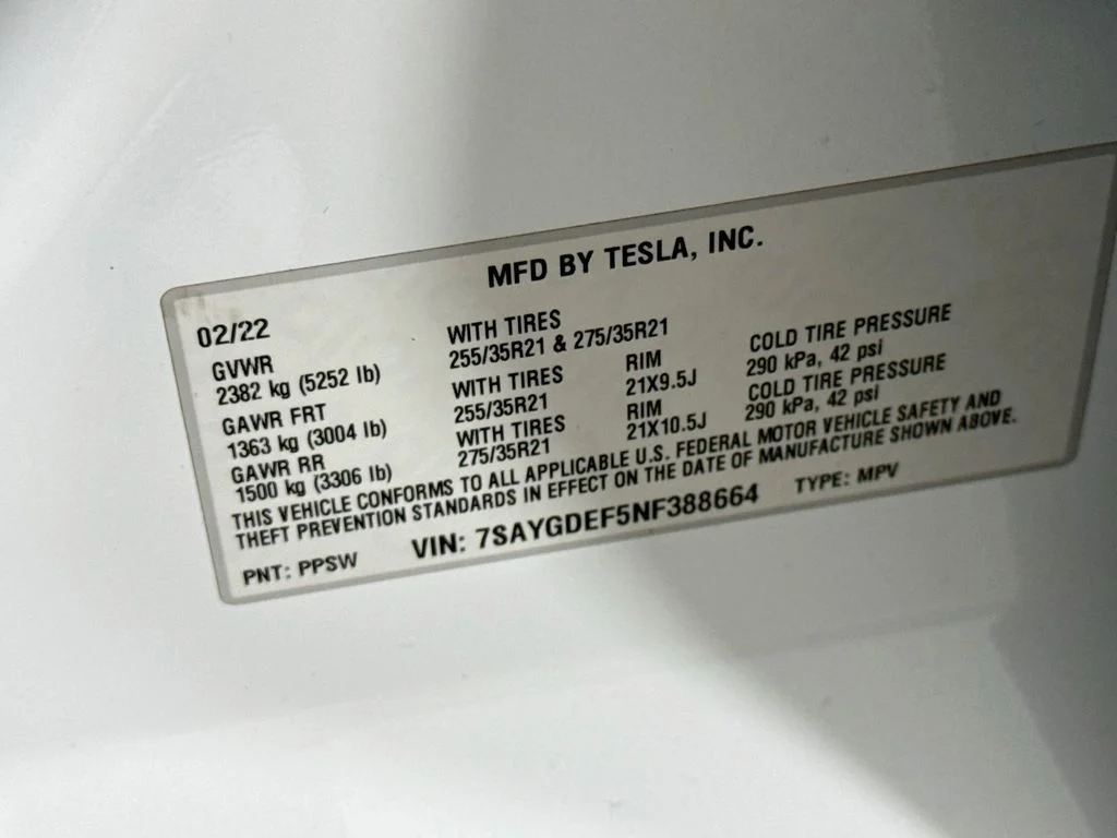 Used 2022 Yellow Tesla Performance image 32