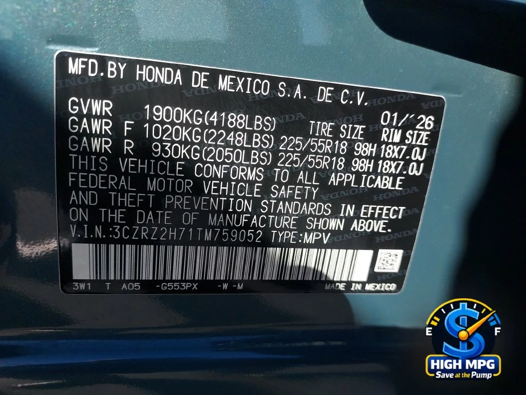 2026 Honda HR-V EX-L - Photo 36