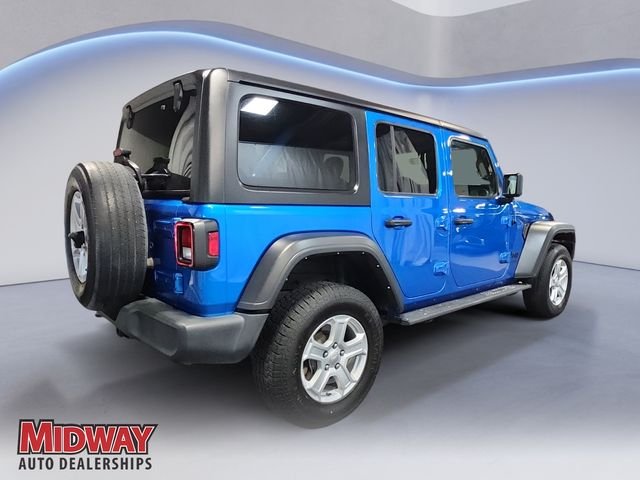 Certified Used 2022 Blue Jeep Unlimited Sport S image 5