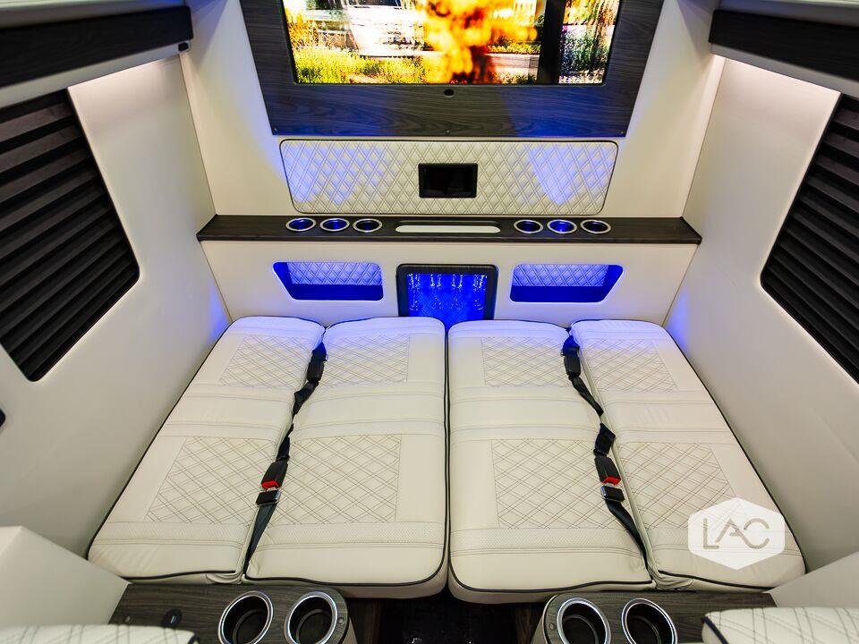 New 2024 Black Blue Mercedes-Benz 3500XD HIGH ROOF I4 DIESE image 11