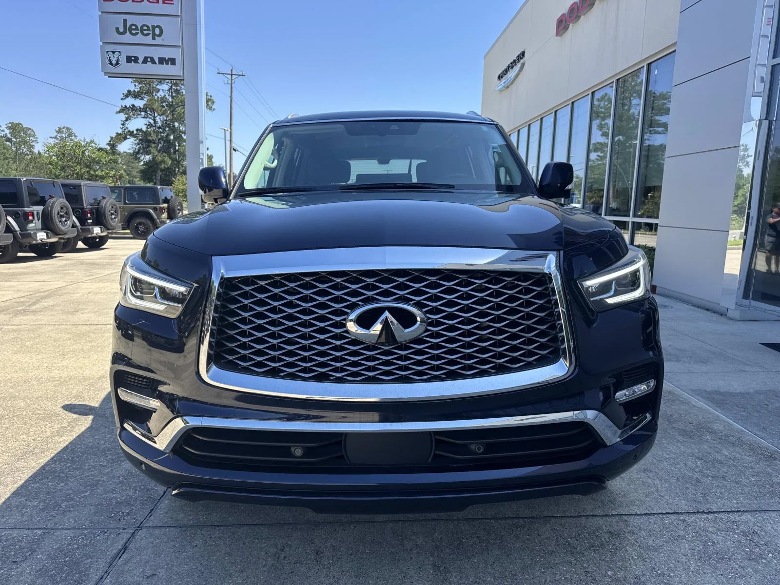 Used 2024 Blue INFINITI LUXE RWD image 2