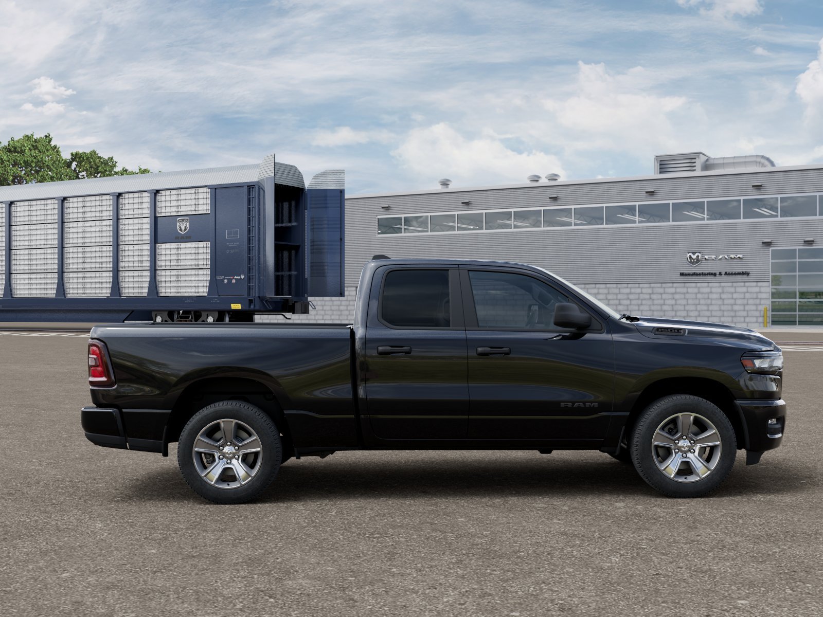 New 2026 Diamond Black Crystal Pearl-Coat Exterior Paint RAM  image 12