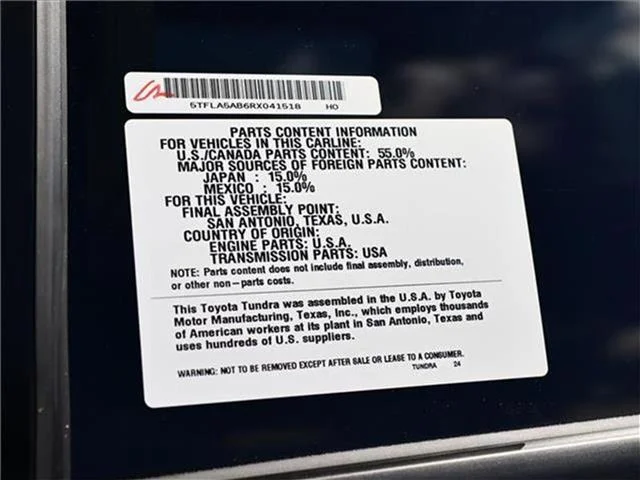 New 2024 Magnetic Gray Metallic Toyota SR5 (A10) 4x2 CrewMax 5.5 ft. box 145.7 in. WB image 17