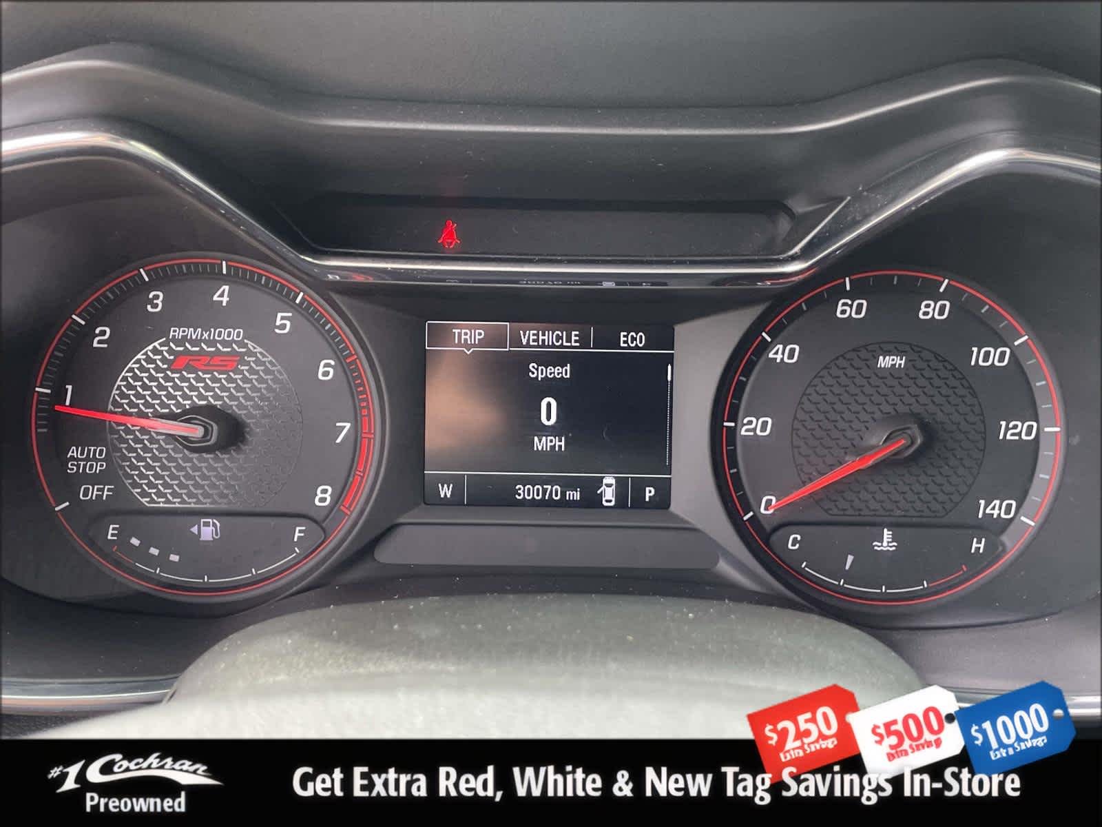 Certified Used 2023 Mosaic Black Metallic Chevrolet RS image 3