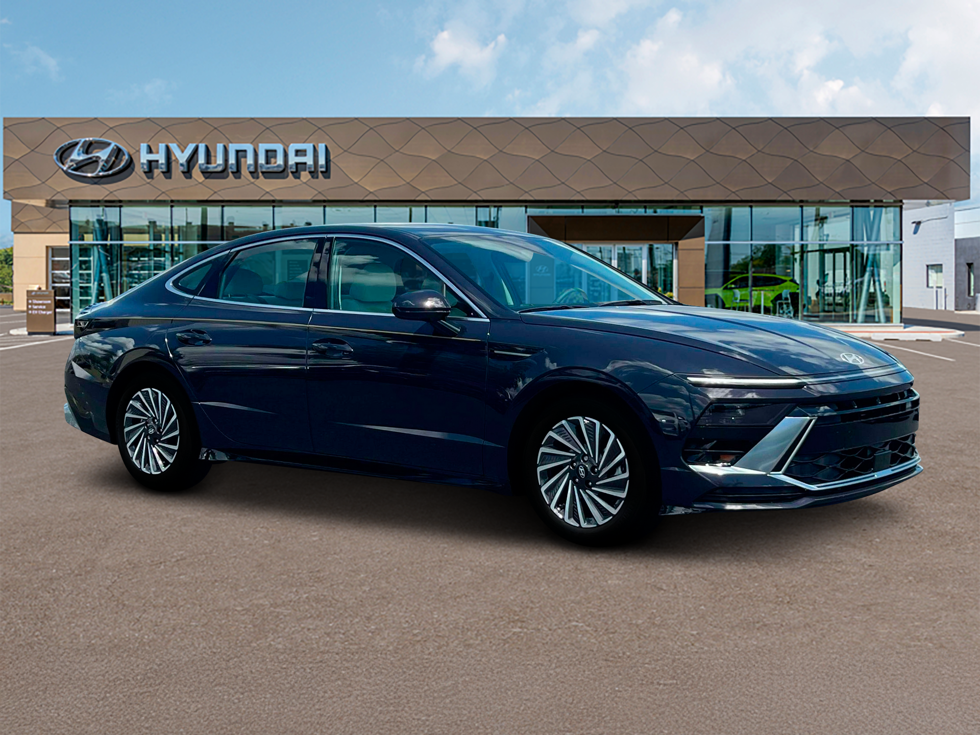 New 2025 Blue Hyundai SEL image 10
