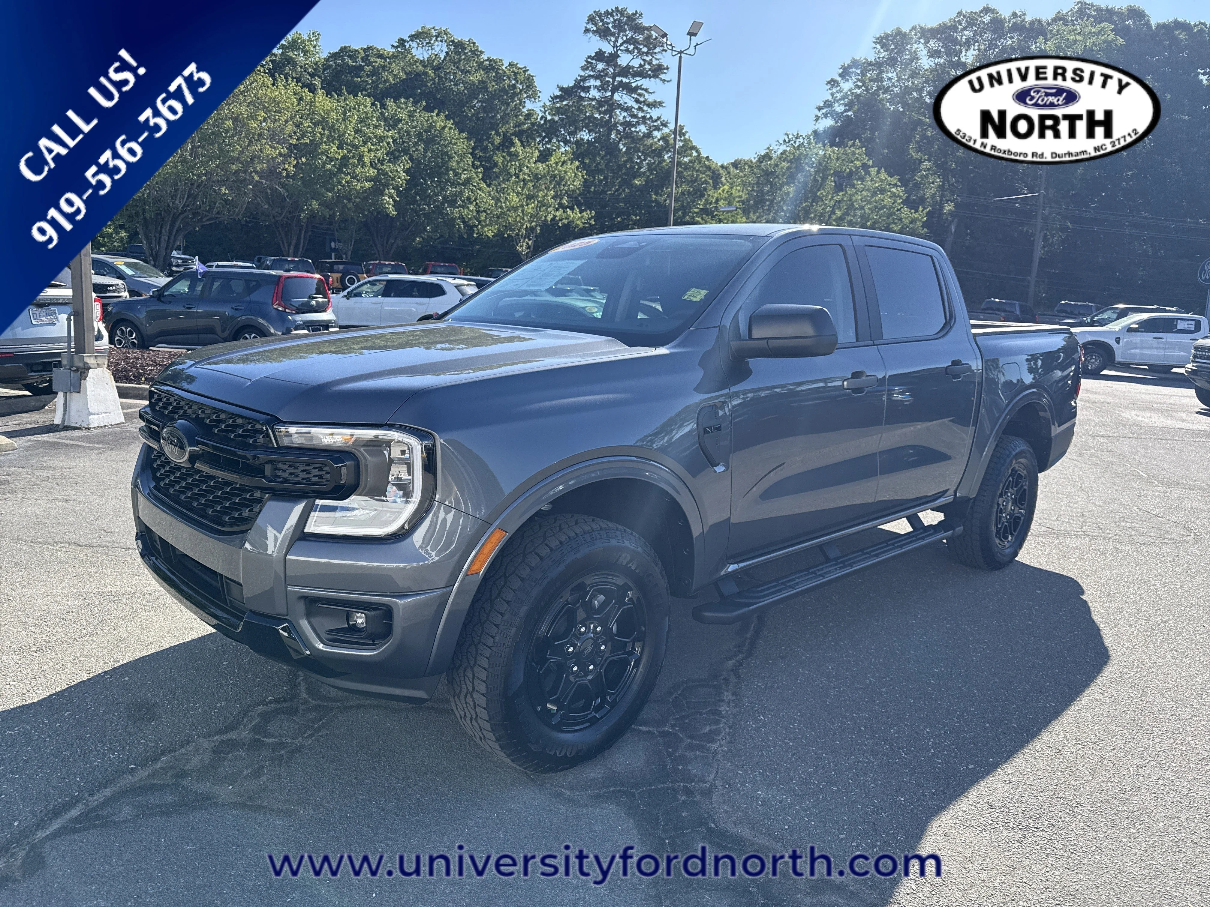 Used 2025 Carbonized Gray Metallic Ford XLT image 3