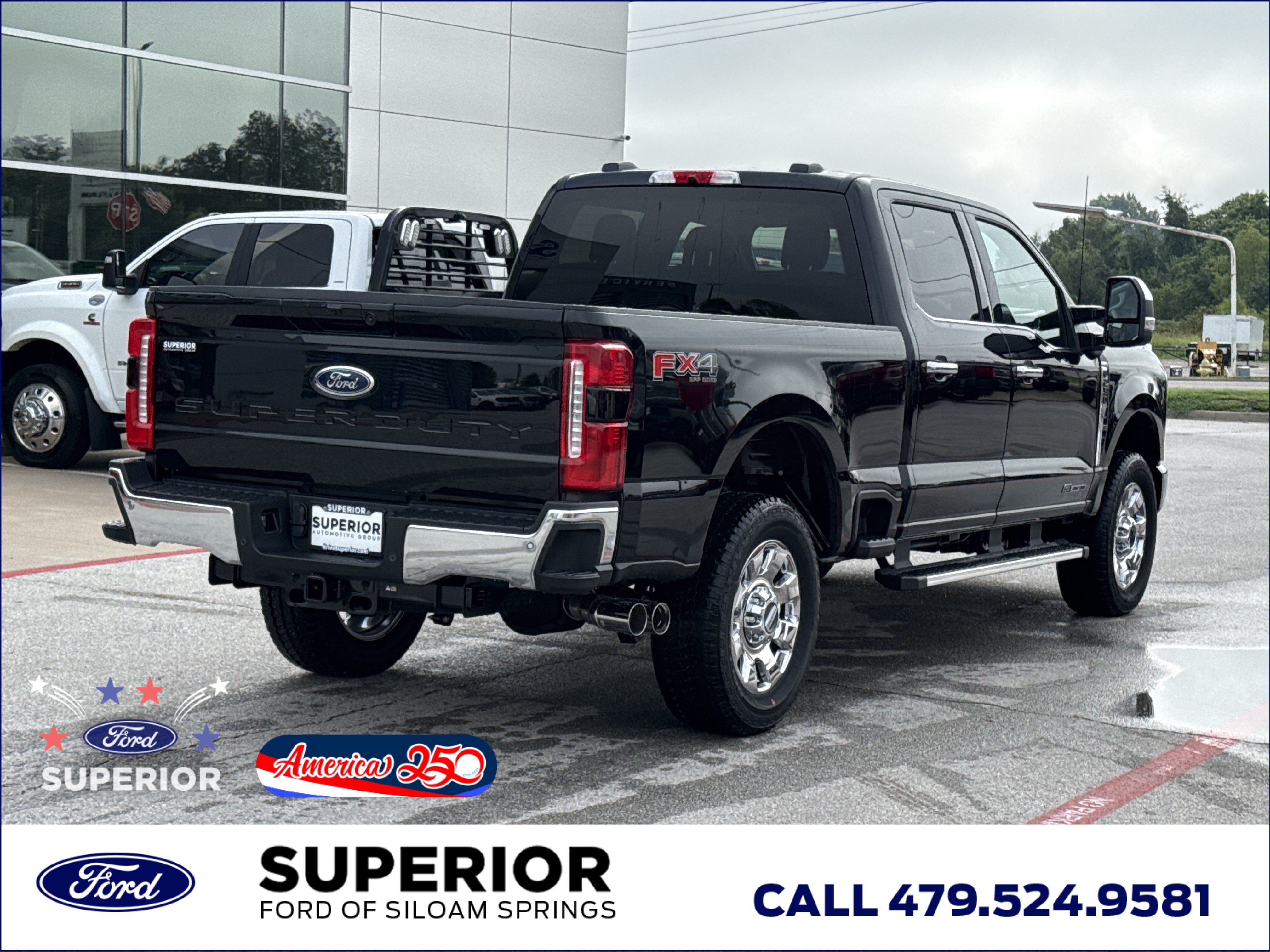 New 2026 Agate Black Metallic Ford Lariat 4WD image 3
