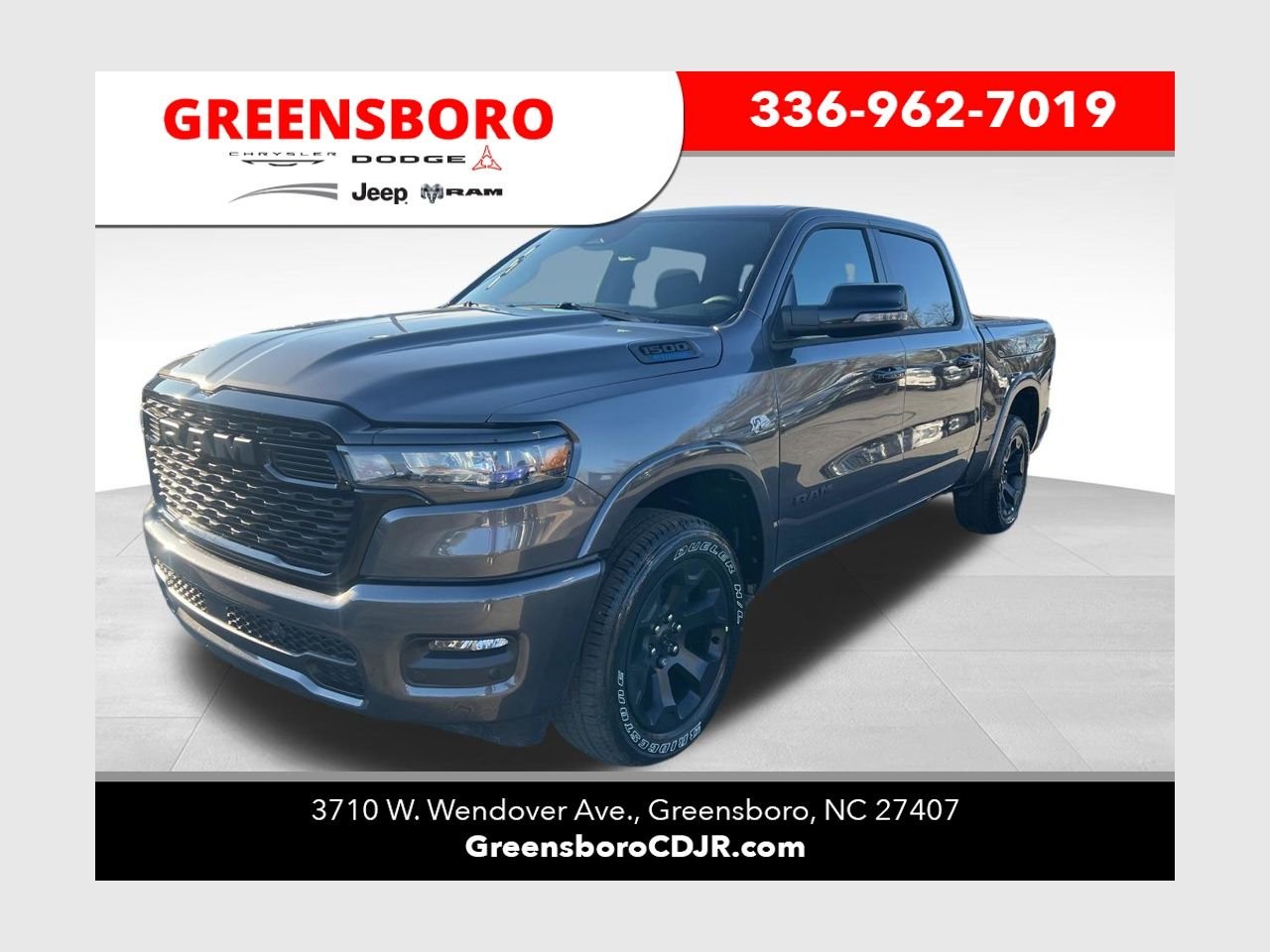 New 2026 Granite Crystal Metallic Clear-Coat Exterior Paint RAM Big Horn/Lone Star image 1
