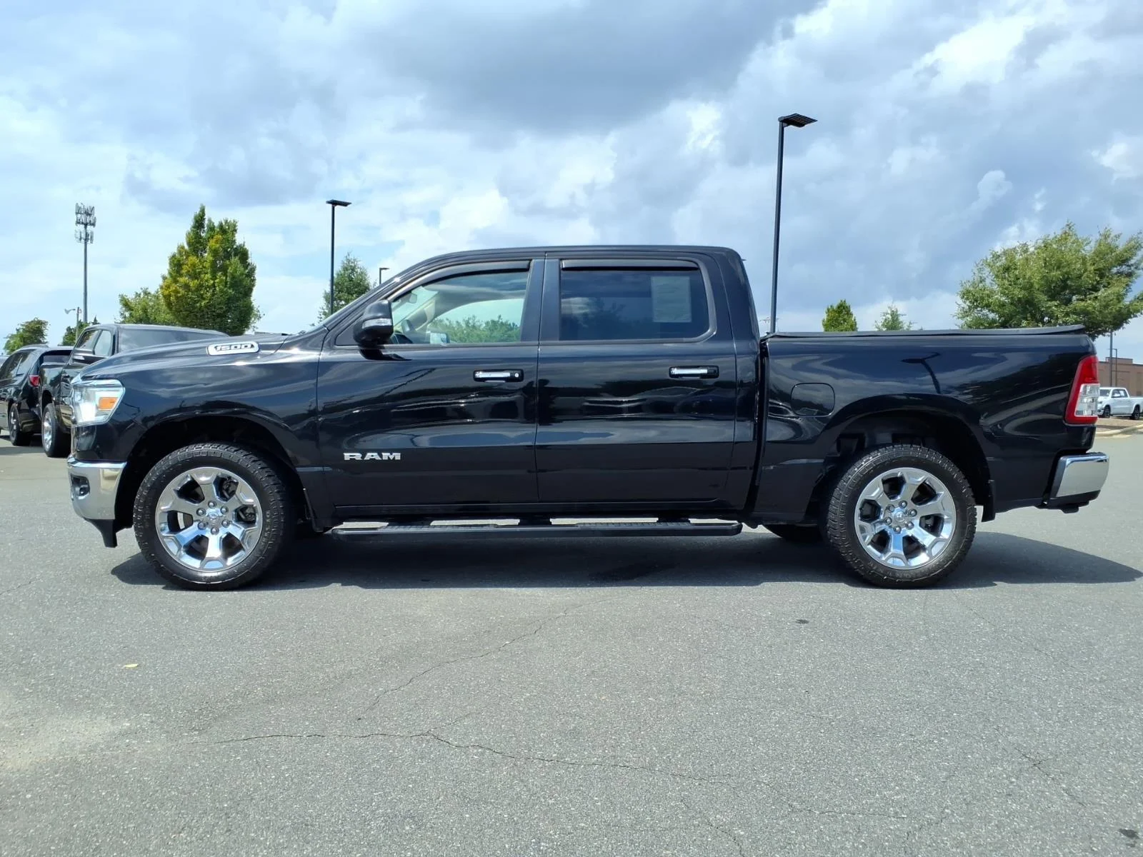 Used 2020 Diamond Black Crystal Pearlcoat Ram Big Horn image 3