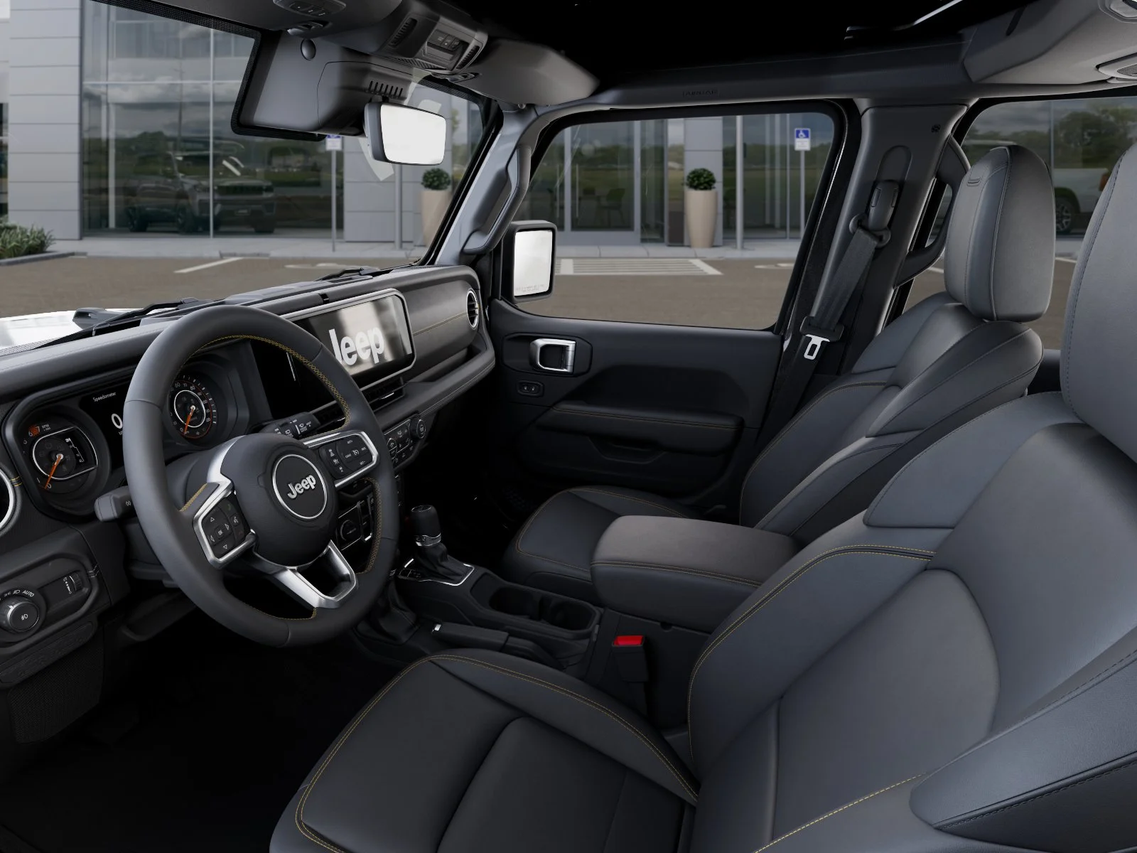 New 2026 Granite Crystal Metallic Clear-Coat Exterior Paint Jeep Sahara image 49