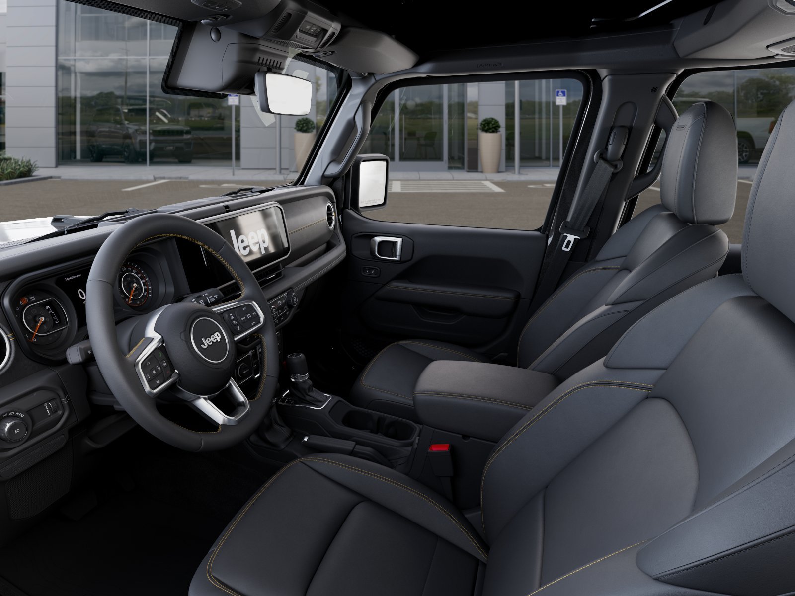 New 2026 Granite Crystal Metallic Clear-Coat Exterior Paint Jeep Sahara image 49