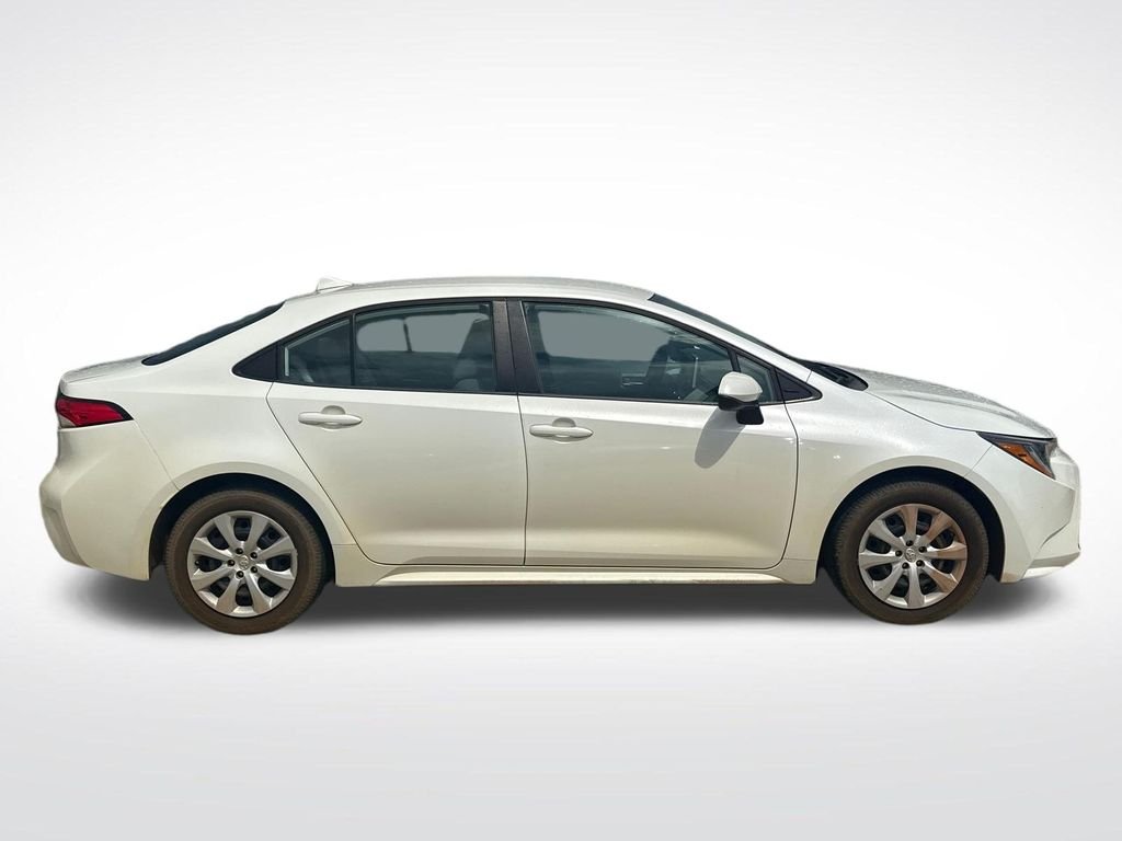 Used 2021 White Toyota LE image 2