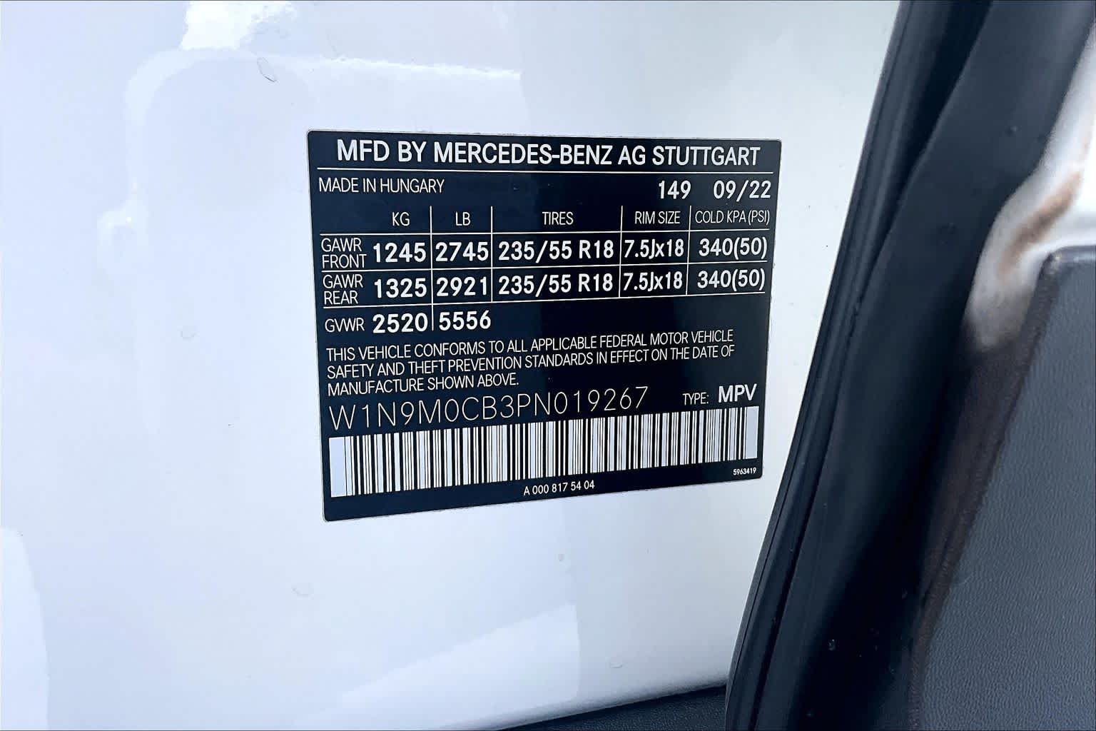 Used 2023 Polar White Mercedes-Benz EQB 250+ image 30