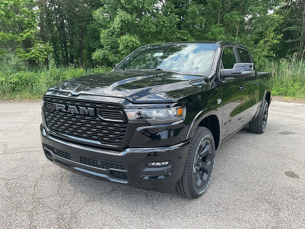 New 2026 Diamond Black Crystal Pearl Coat Ram Big Horn Crew Cab 4x4 5
