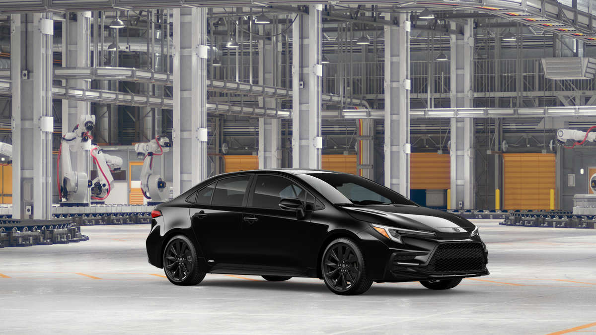 New 2026 Midnight Black Metallic Toyota Hybrid SE image 14