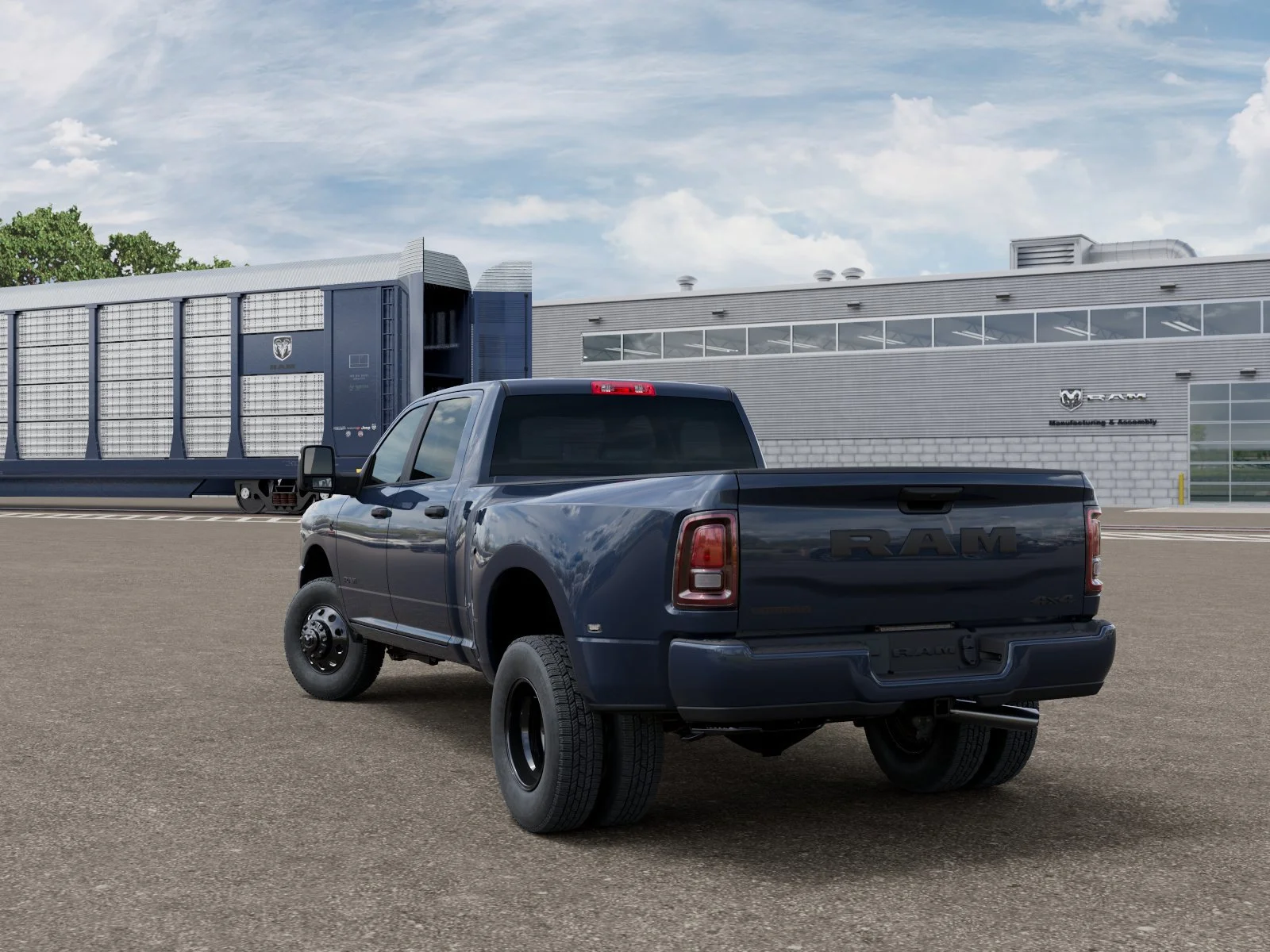 New 2026 Forged Blue Metallic Exterior Paint RAM Big Horn image 3
