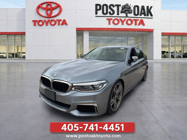 Used 2018 Blue BMW M550i xDrive image 4