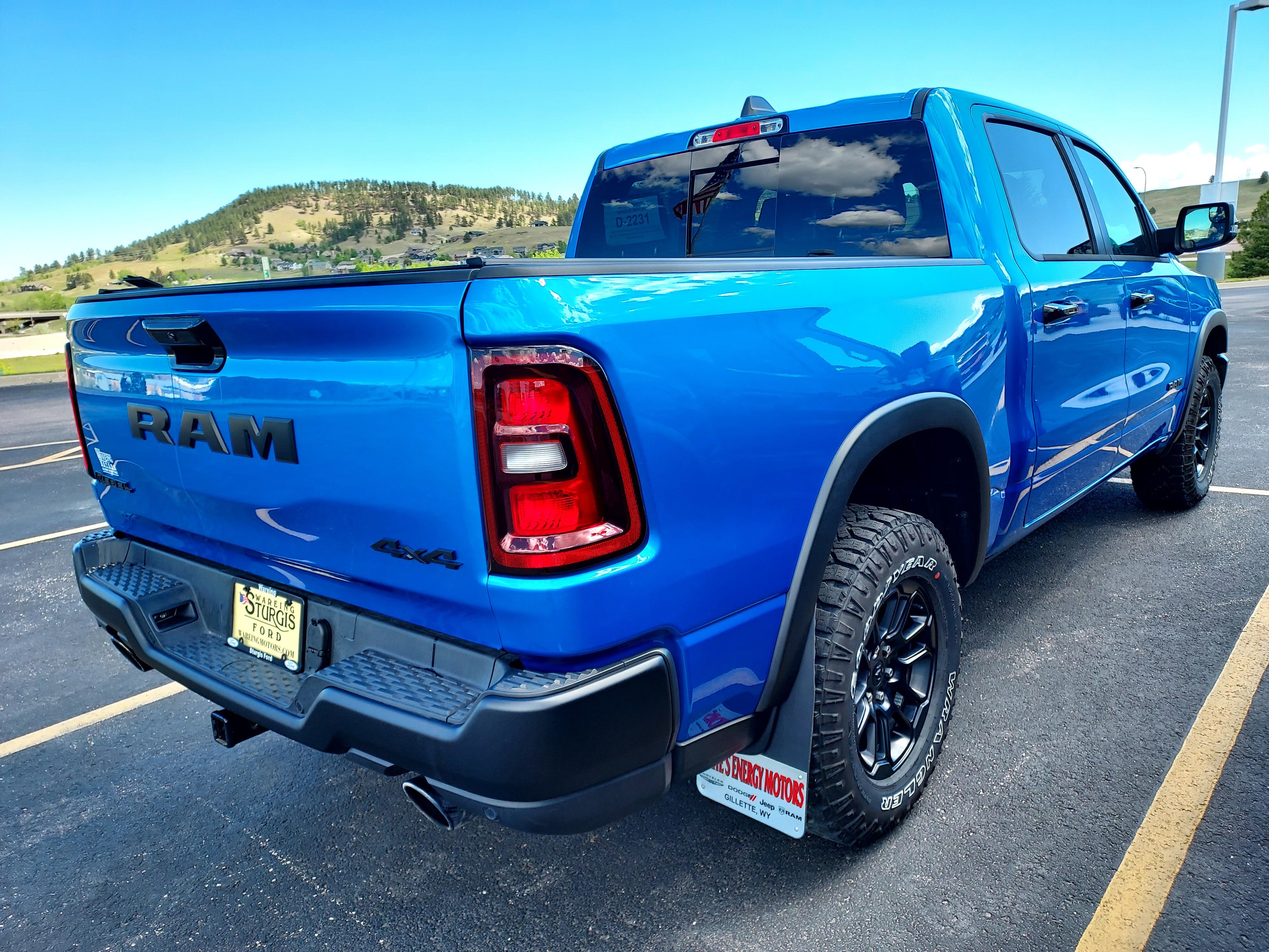 Used 2025 Hydro Blue Pearlcoat Ram Rebel image 8