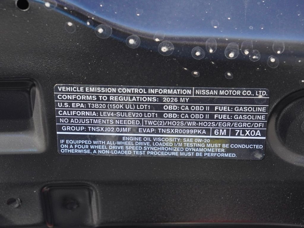 New 2026 Black Nissan SV Premium image 25