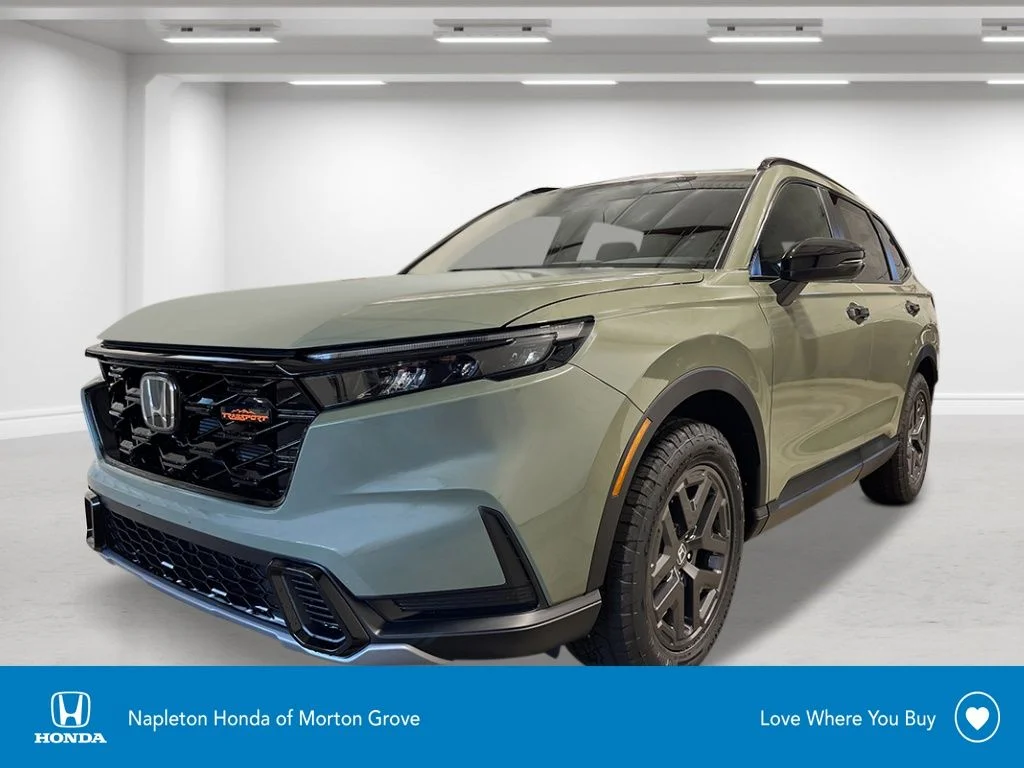New 2026 Ash Green Metallic Honda TrailSport image 1
