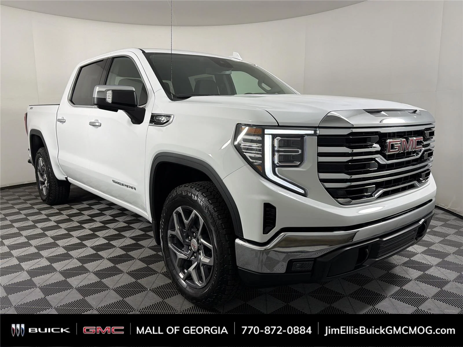New 2026 Summit White GMC SLT image 1