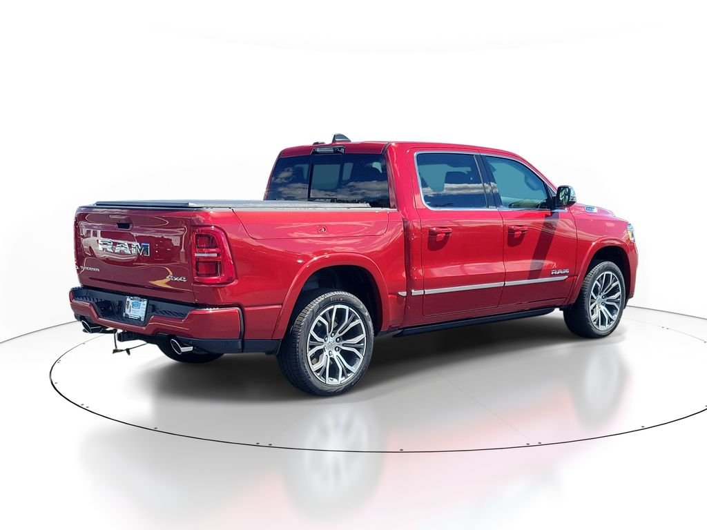 New 2026 Molten Red Pearl-Coat Exterior Paint RAM Tungsten image 4