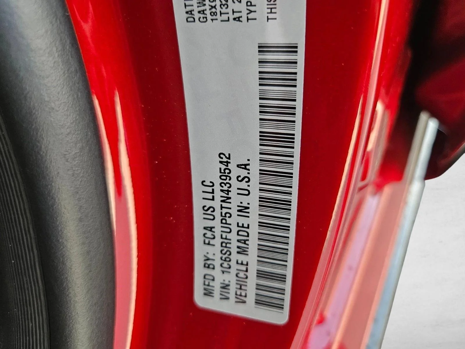 New 2026 Molten Red Pearl-Coat Exterior Paint RAM RHO image 17