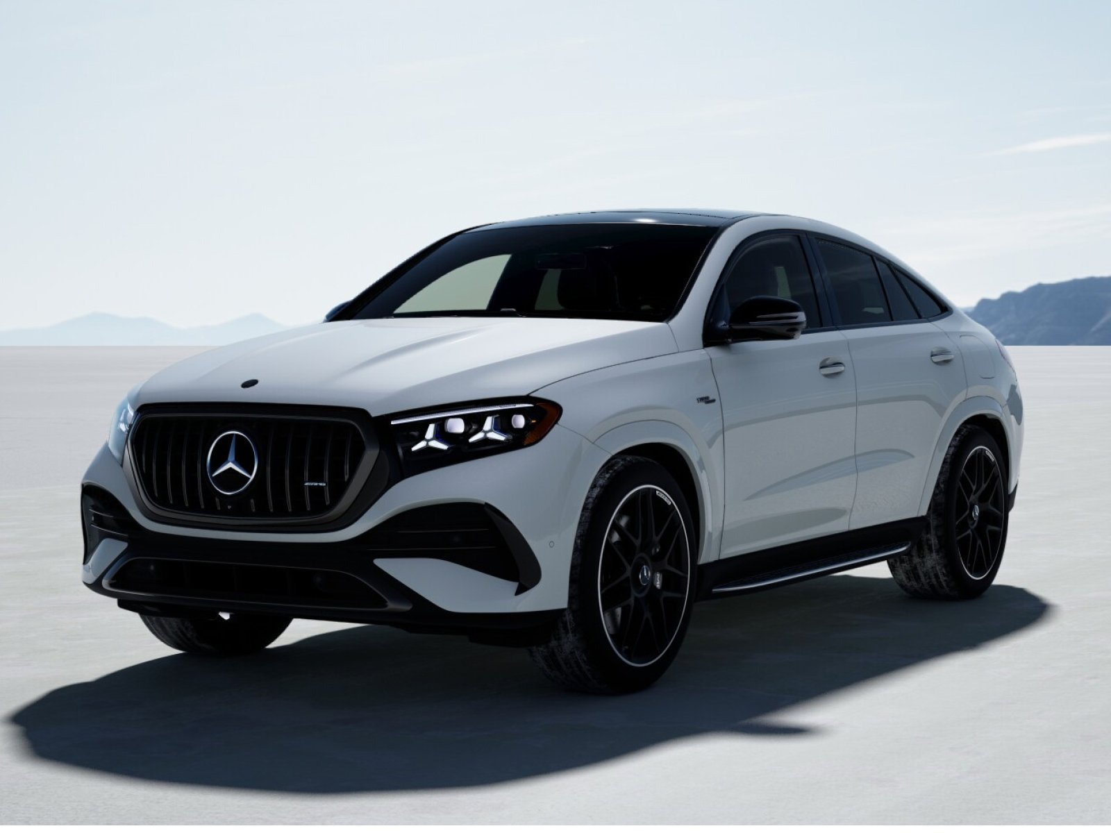 New 2027 MANUFAKTUR Moonlight White Metallic Mercedes-Benz AMG® GLE 53e 4MATIC+ Coupe image 1
