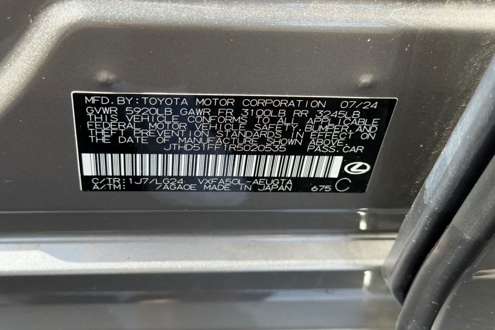 Certified Used 2024 Atomic Silver Lexus  image 33