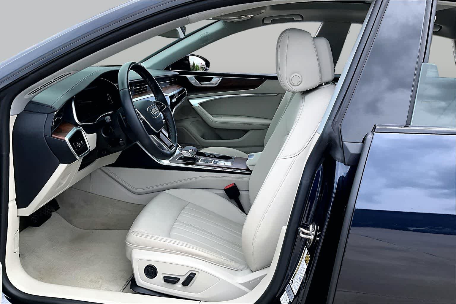 Used 2022 Firmament Blue Metallic Audi Premium Plus image 8