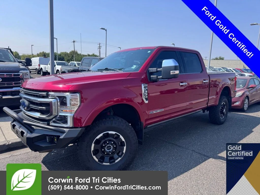 Used 2021 Red Ford Platinum image 9
