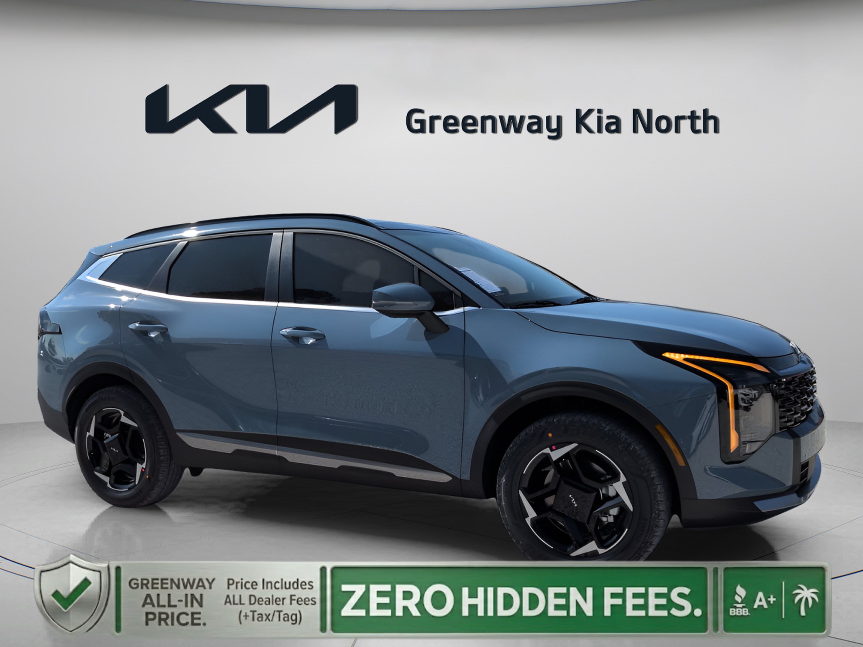 New 2026 Heritage Blue Kia EX image 2