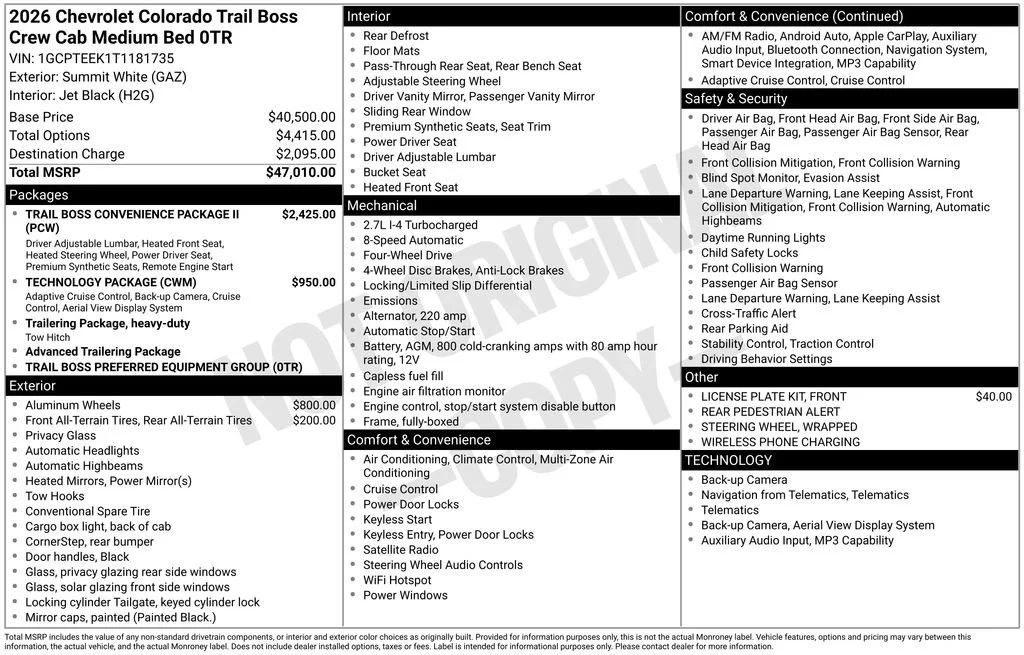 2026 Chevrolet Colorado Trail Boss - Photo 32