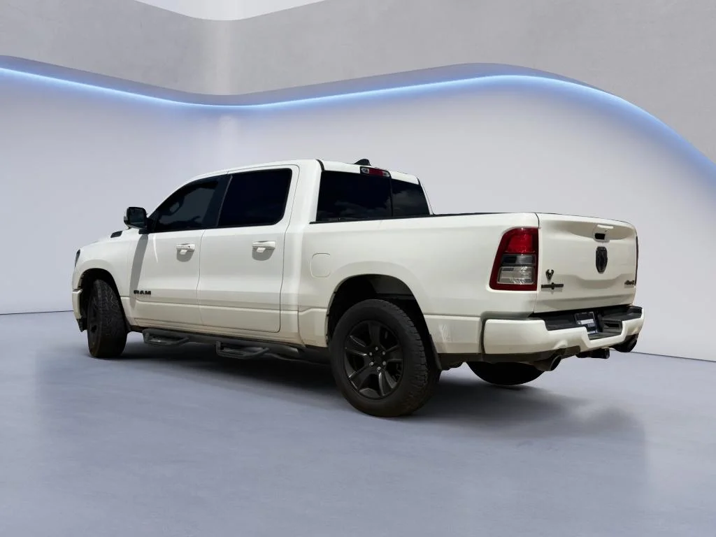 Used 2020 Bright White Clearcoat Ram Lone Star image 3