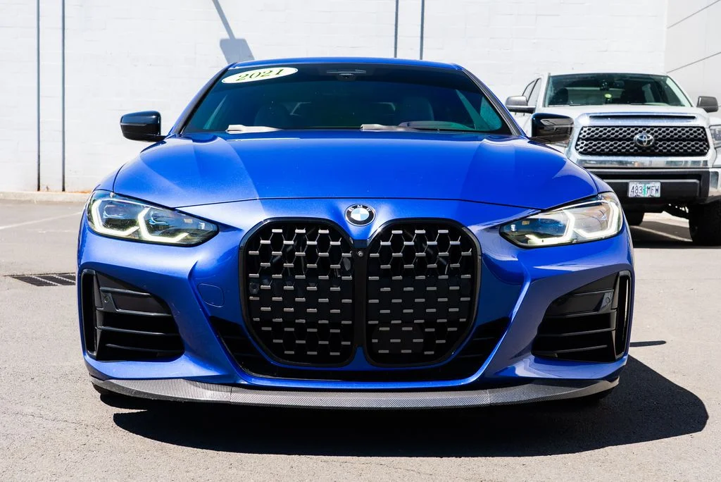 Used 2021 Blue BMW M440i xDrive image 2