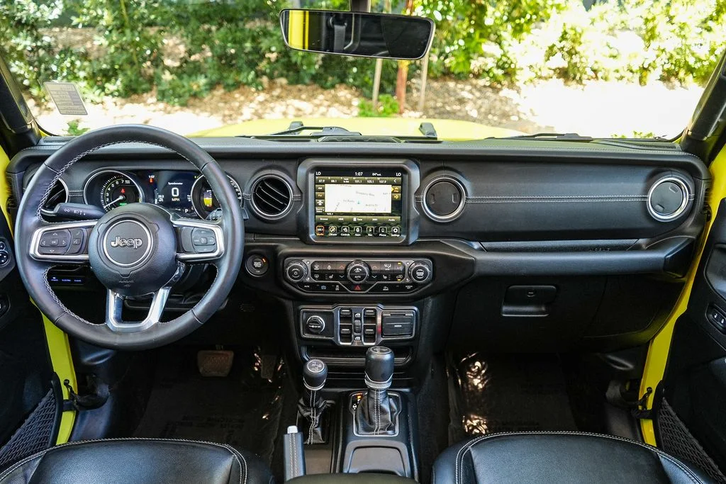 Used 2023 Yellow Jeep Sahara 4xe image 12