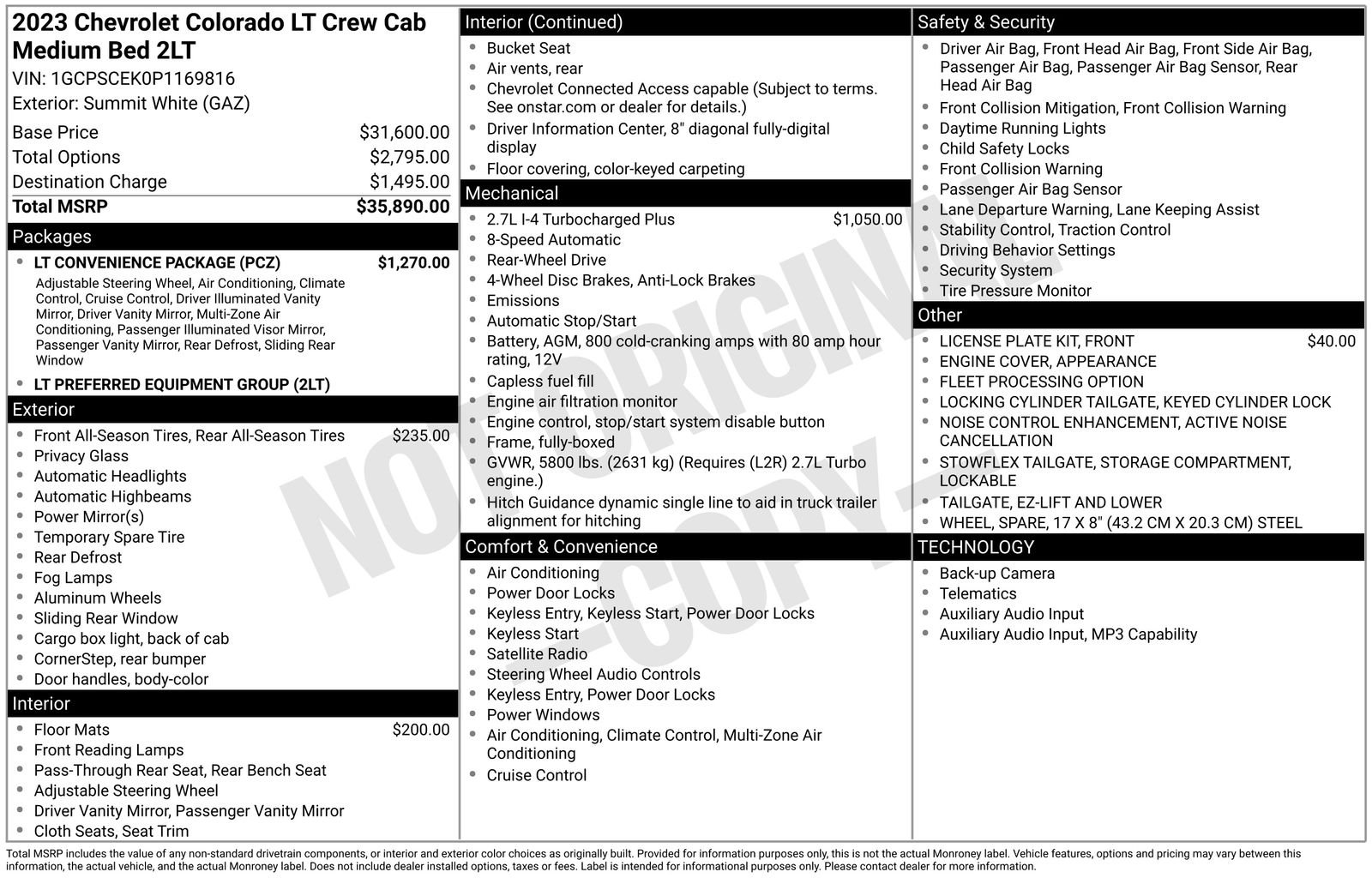 2023 Chevrolet Colorado 2WD LT Crew Cab Short Box's photo