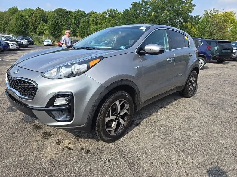 Used 2021 Gray Kia LX image 3