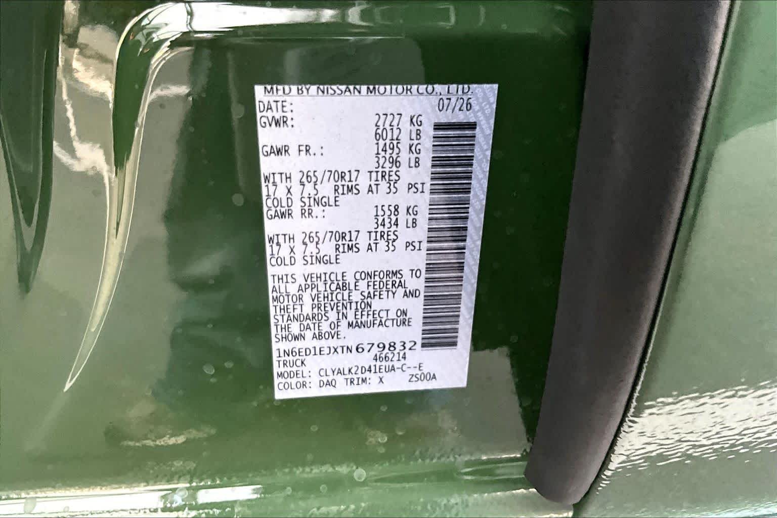 New 2026 Tactical Green Metallic Nissan PRO-X image 18