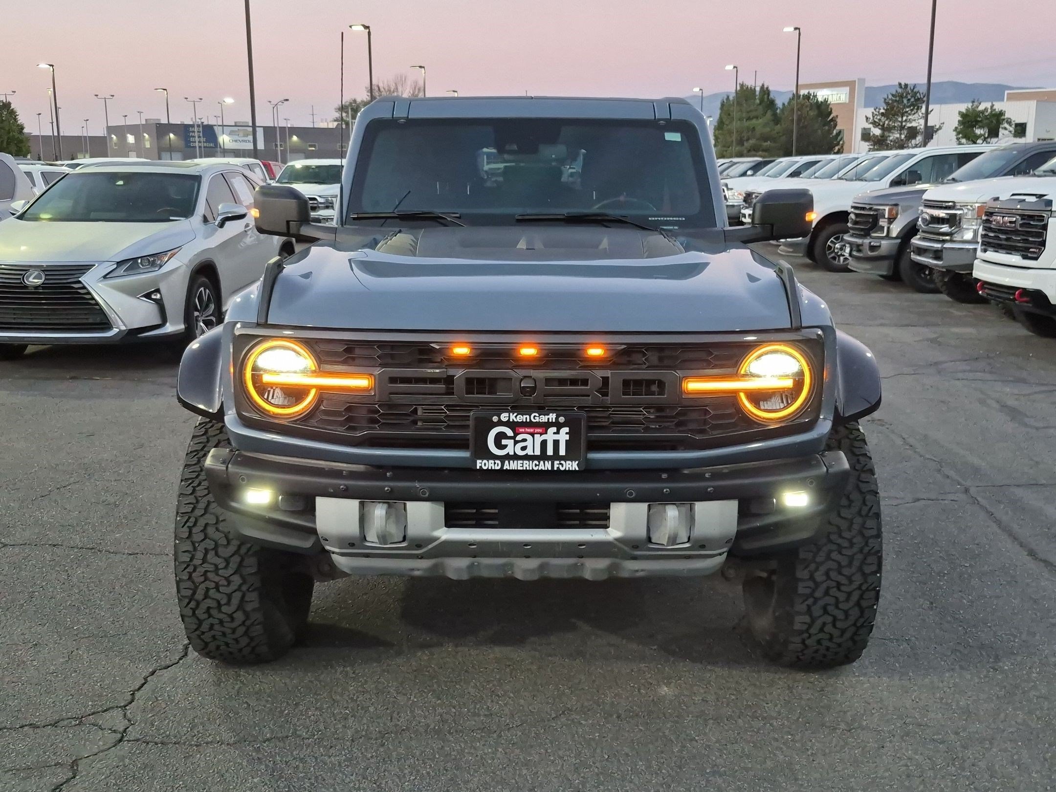 Used 2023 Azure Gray Metallic Ford Raptor image 9