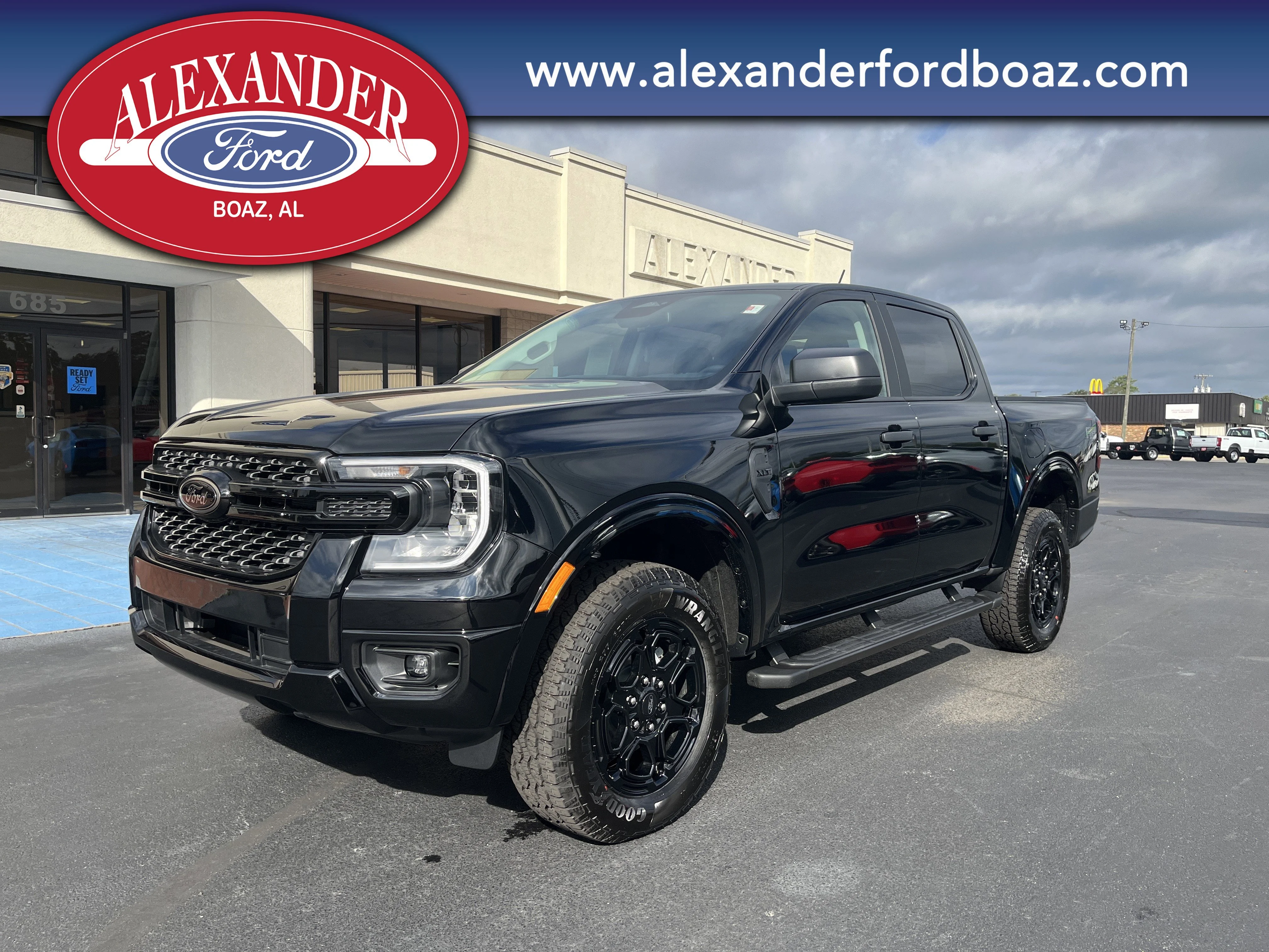 New 2025 Shadow Black Ford XLT image 1