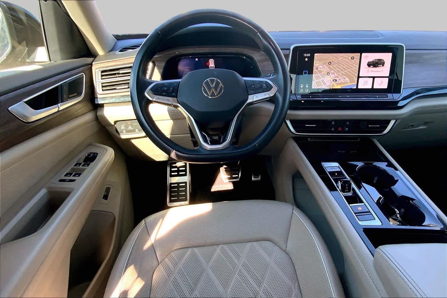 Certified Used 2025 Deep Black Pearl Volkswagen 2.0T SEL Premium R-Line image 6