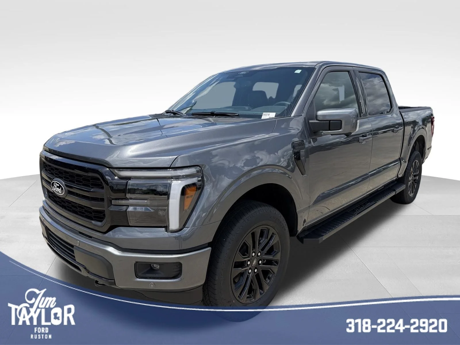 New 2026 Carbonized Gray Metallic Ford Lariat® image 1