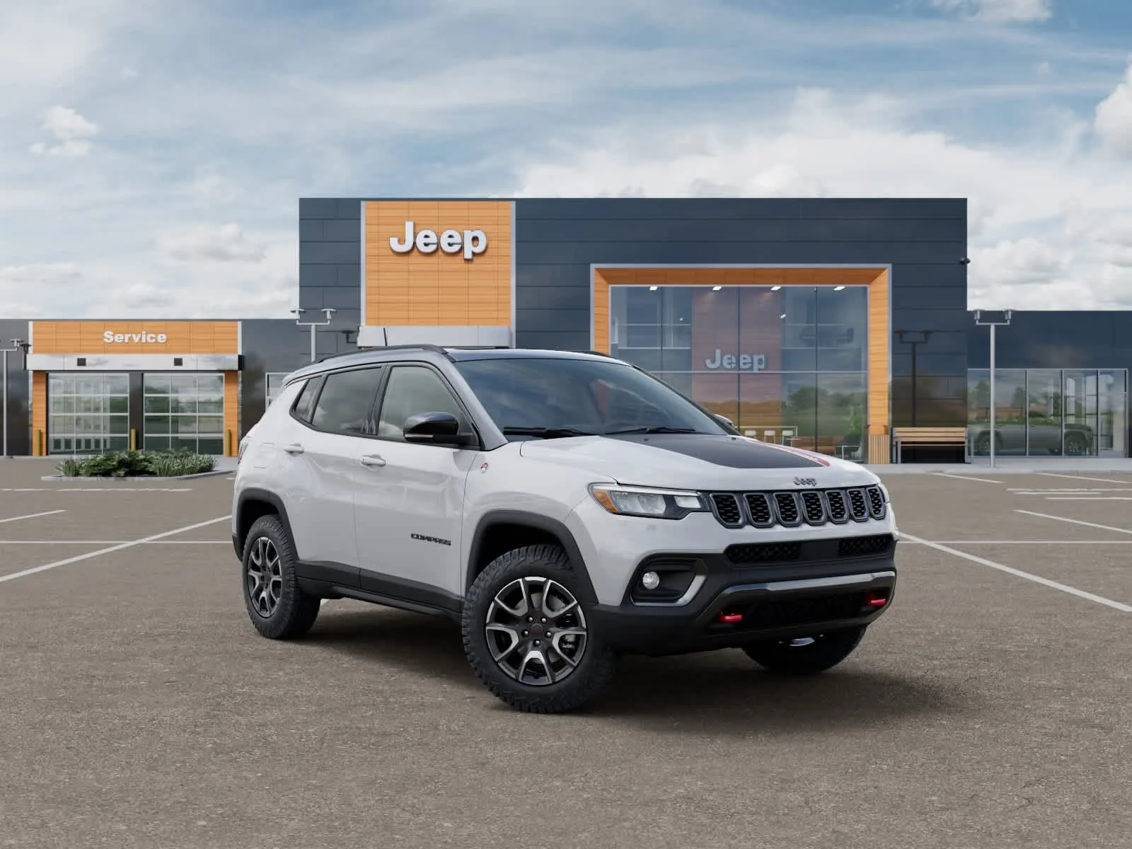 New 2026 Bright White Clearcoat Jeep Trailhawk image 5