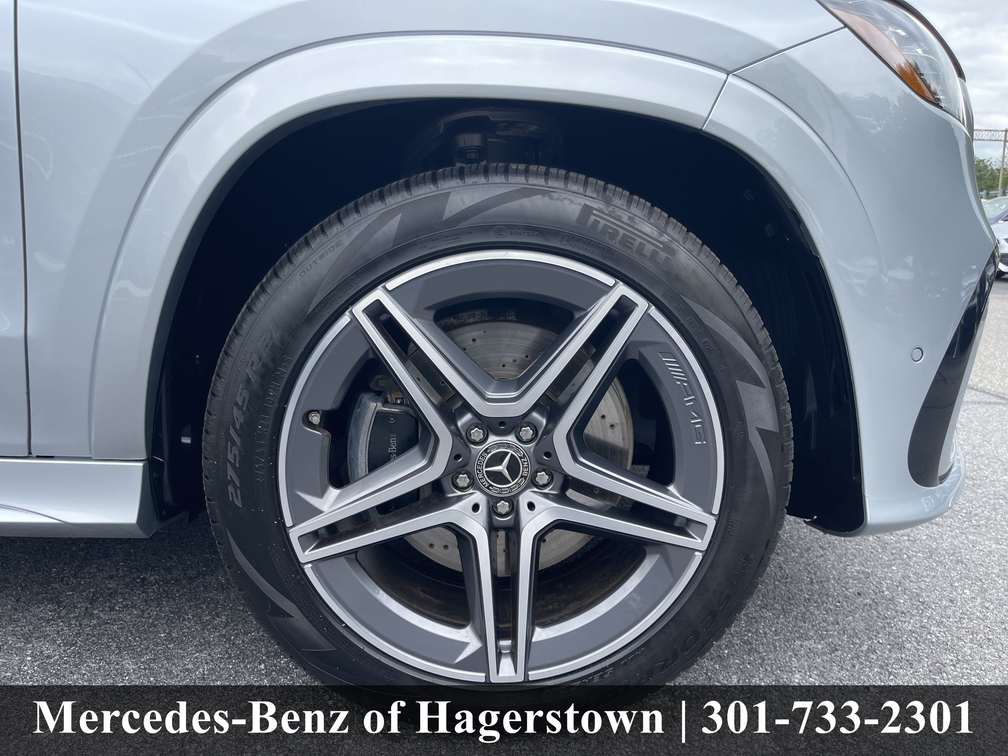 Certified Used 2025 Cirrus Silver Metallic Mercedes-Benz GLS 450 4MATIC® SUV image 46